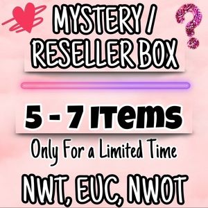 MYSTERY/RESELLER BOX! 5-7 ITEMS For $34